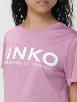 T-shirt Pinko con piume