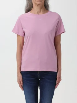 T-shirt Pinko in jersey di cotone con logo