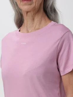 T-shirt Pinko in jersey di cotone con logo
