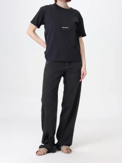 T-shirt Saint Laurent in cotone con logo