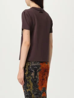 T-shirt slim in cotone organico stampata Jean Paul Gaultier