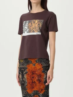 T-shirt slim in cotone organico stampata Jean Paul Gaultier