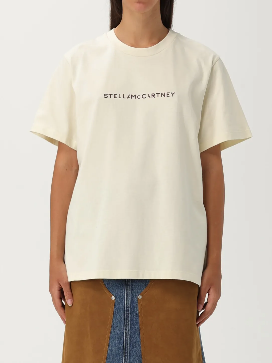 T-shirt Stella McCartney in cotone con logo