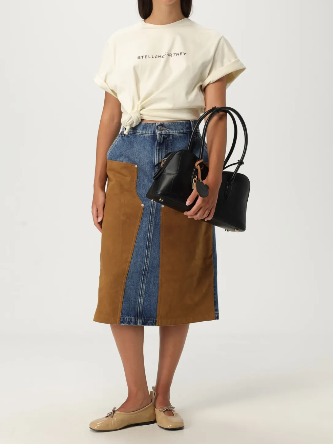 T-shirt Stella McCartney in cotone con logo