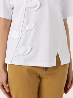 T-shirt Twinset in cotone con logo