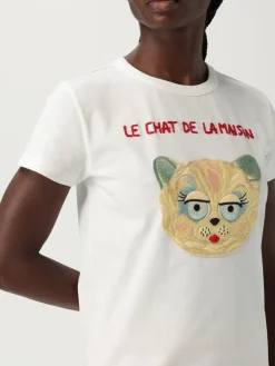 T-shirt Valentino in cotone con ricamo