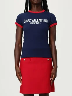 T-shirt Valentino in cotone con logo
