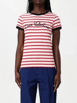 T-shirt Valentino in cotone a righe