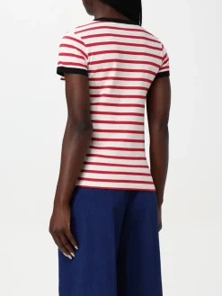 T-shirt Valentino in cotone a righe