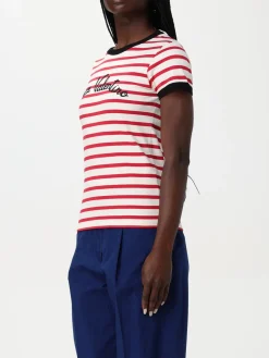 T-shirt Valentino in cotone a righe