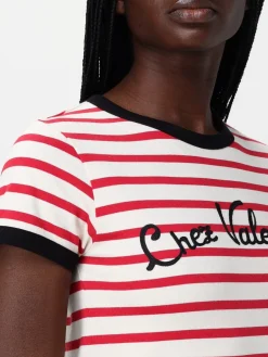 T-shirt Valentino in cotone a righe