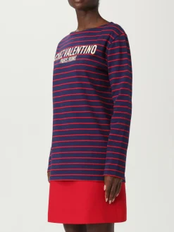 T-shirt Valentino in cotone a righe