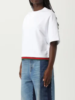 T-shirt Web Gucci in cotone