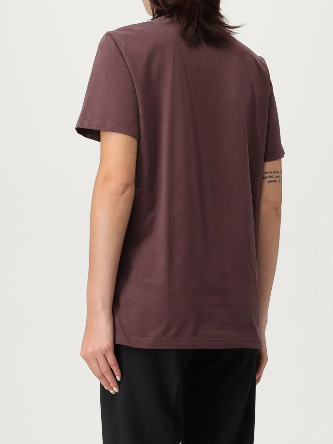 T-shit in cotone con gioiello Elisabetta Frachi