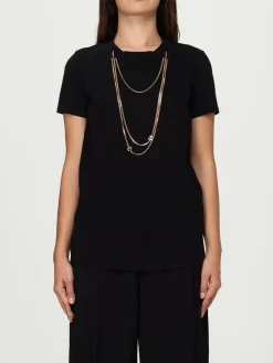 T-shit in cotone con gioiello Elisabetta Frachi