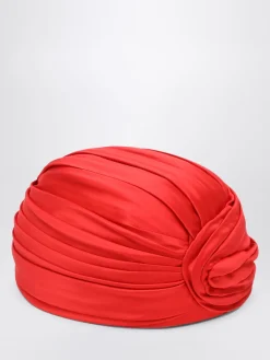 Turbante Valentino Garavani in seta plissè