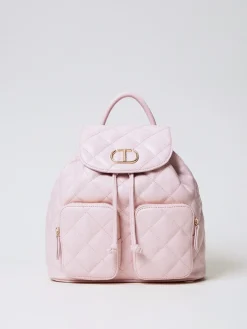 Zaino Audrey trapuntato con logo Oval T Twinset