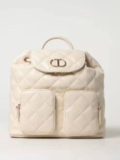 Zaino Audrey trapuntato con logo Oval T Twinset