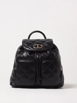 Zaino Audrey trapuntato con logo Oval T Twinset