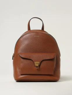 Zaino Beat Generation Coccinelle in pelle a grana