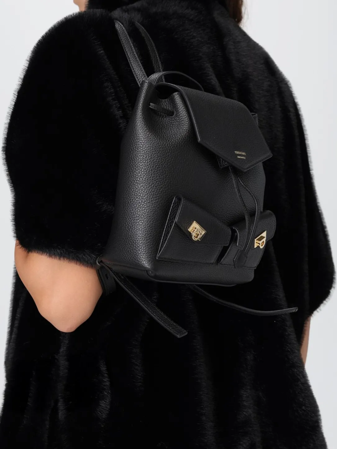 Zaino Hug Soft Ferragamo in pelle di vitello