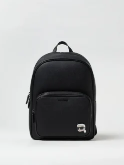 Zaino Ikonik Karl Lagerfeld in pelle sintetica saffiano