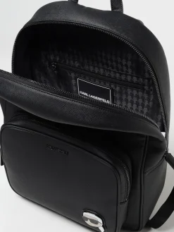 Zaino Ikonik Karl Lagerfeld in pelle sintetica saffiano