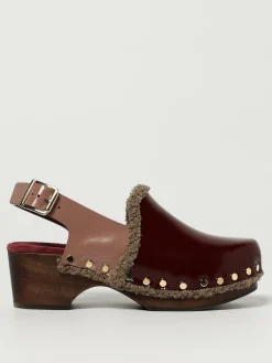 Zoccolo Anotnio Marras in pelle e lana con borchie